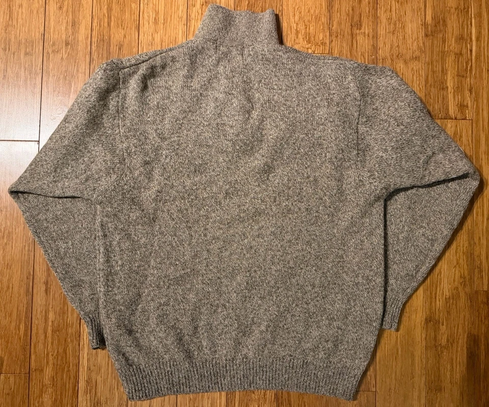 Suéter Vintage Pendleton Shetland Lana Codo Parche Talla M Foto 2 de 4