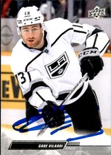 Gabriel Gabe Vilardi Signed Auto 2022-23 Upper Deck card Los Angeles Kings