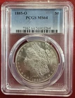 New Listing1885-O Morgan Silver Dollar PCGS MS-64. Free Shipping
