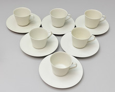 KPM Berlin Arkadia 6x Mokkatassen mit UT.
