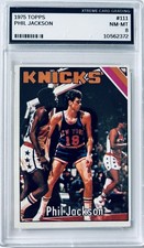 Phil Jackson Graded Nm-Mt 8. 1975-76 Topps Phil Jackson #111