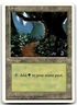 MTG Forest (C) L Fourth Edition 176 LP