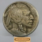 1913-S Buffalo Nickel 5 Cents, Partial Date - #C61287NQ