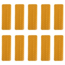 Reflective Stickers, 30Pcs Rectangle Reflective Sticker, Fluorescent Yellow