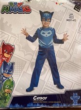 PJ Masks Catboy Halloween Costume Jumpsuit  Headpiece Toddler Size 3T-4T
