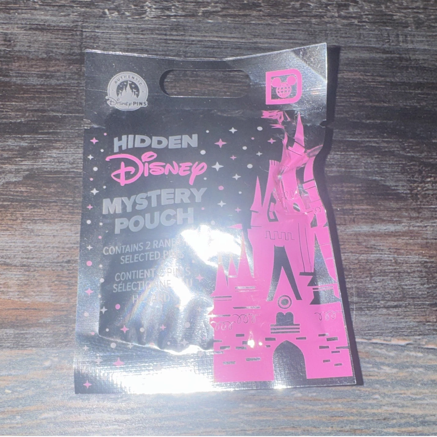 SEALED 2025 Disneyland Hidden Disney Hidden Mickey Wave B Mystery Bag (2 Pins)