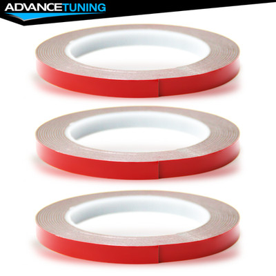 Double Sided Strong Permanent Tape Car Auto Bumper Spoiler 10MM x3 Roll