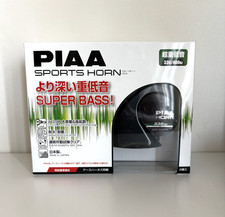 Piaa Superior Bass Horn 112db 330hz 400hz Black 2 Pieces Ho-9 Japan Made New