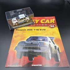 DeAgostini Rally Car #34 - Peugeot 205 T16 Evo 1000 Lakes 1986 Model + Magazine