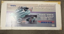  American Retro 1940's Children's Pedal Estate Wagon Full Size Pedal Car NIB