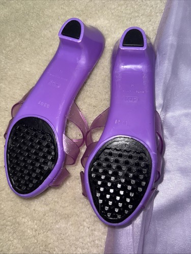 Barbie Magia de Pegaso Púrpura Disfraz Vestido Niña Talla S Niña 5/6 Zapatos Sin Cordones - Imagen 5 de 8