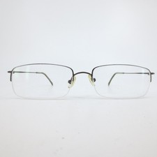 Richard Taylor Advanced Titanium Frank Brown Semi Rimless Eyeglasses 54-17-135