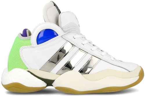 adidas gazelle silver green womens Adidas Never Made 98 X Crazy BYW in black / white sneakers – Kelsid Closet