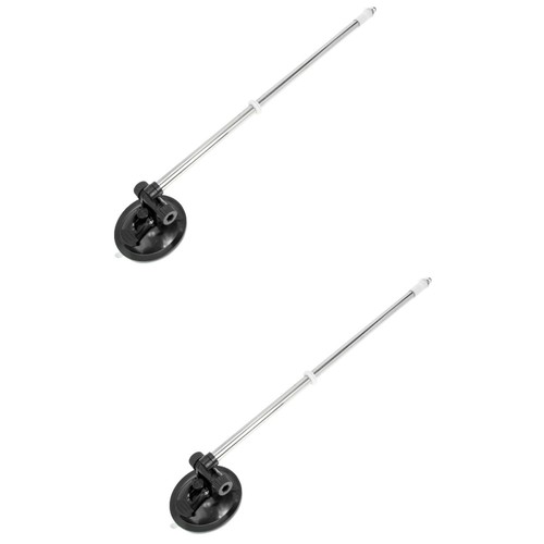 Soporte de bandera telescópico universal con ventosa para montaje en automóvil 2 piezas - Imagen 10 de 12