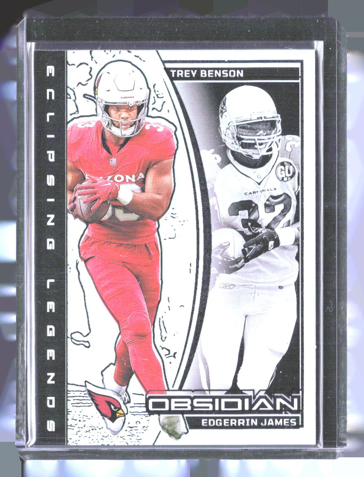 2024 Panini Prizm #17 Trey Benson Emergent Blue Ice Prizm #/99