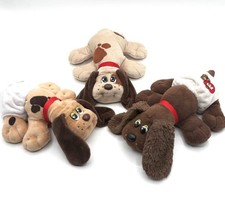 Hasbro 2019 Pound Puppies BROWN SPOTTED PUPPY DOG 8" Plush STUFFED ANIMAL Lot