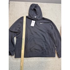 Nike Womens Sportswear Club Fleece Hoodie Dark Grey Heather CJ1789-060 XXL NWT