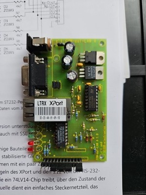 Lantronix Xport auf Segor COM-auf-LAN c't Projekt