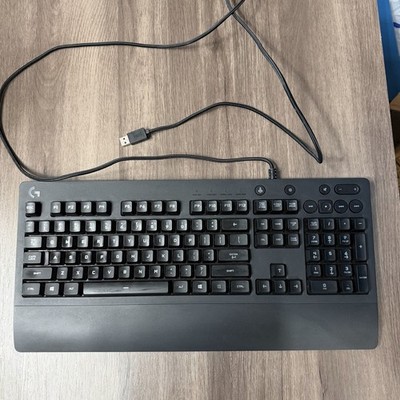 Logitech G213 Prodigy Black Wired RGB Backlit Gaming Keyboard Tested Working