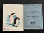 1992 $10 Silver Proof Emperor Penguin - Birds of Australia Series - Folder & COA