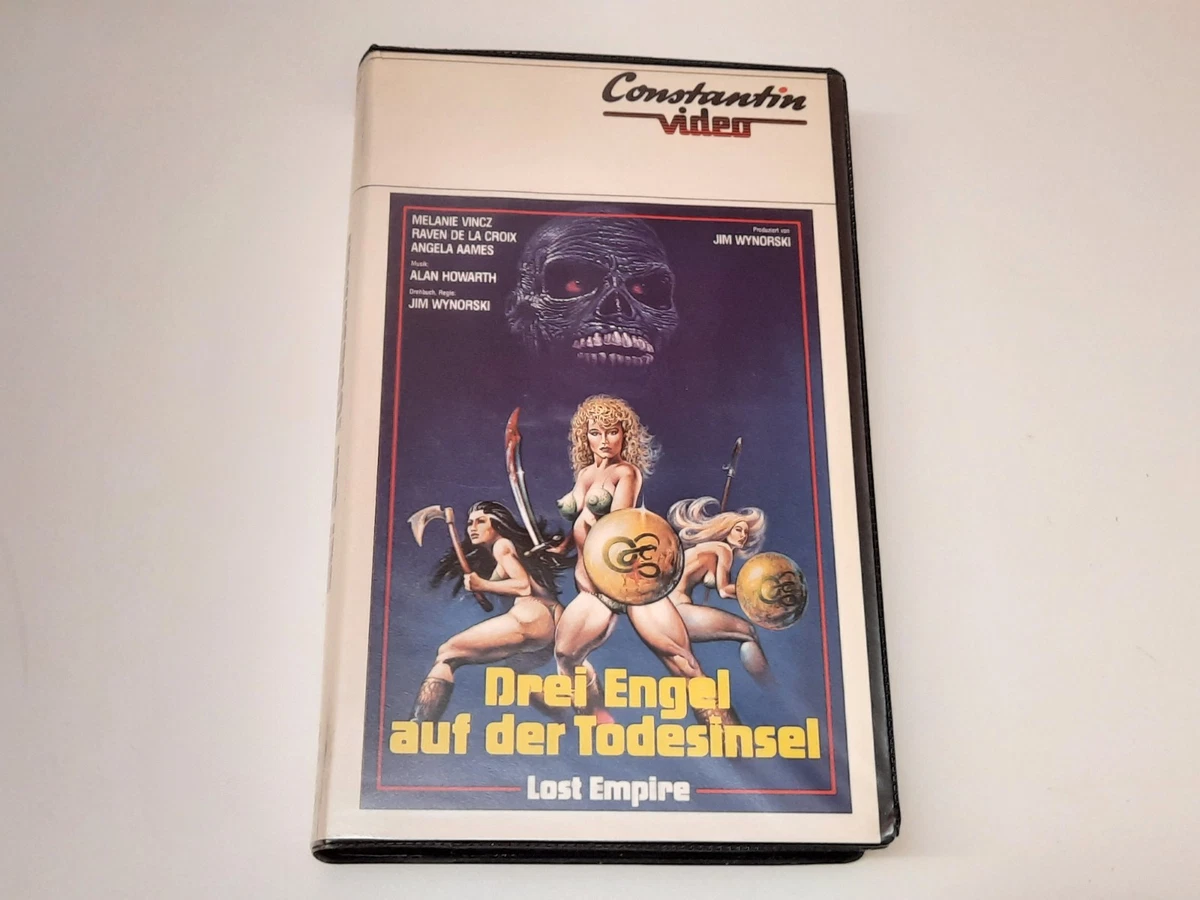 Drei Engel auf der Todesinsel 1984 VHS German PAL Video Großbox The Lost Empire