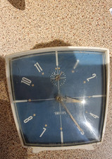 Smiths Blue Bakelite Alarm Clock c.1950 - 1960 