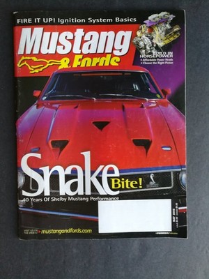 Mustang & Fords Magazine May 2005 Snake Bite 40 Years Shelby Mustang