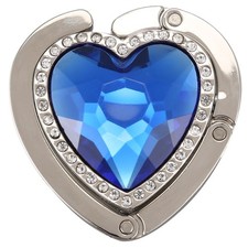 Heart-Shape Foldable Purse Handbag Hanger Hook Holder H6V67345