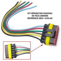 Newparts Kit Kabel RüCklicht 6-Pin FüR Jumper Boxer Ducato 2002-2006 6350AR
