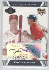 2007 Topps Co-Signers Red 236/275 David Murphy #114 Auto 9tv