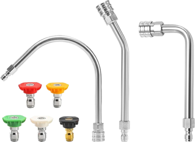 #ad Pressure Washer Extension Wand Stainless Steel 30° 90° and 120° Cur $37.99