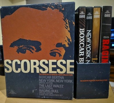 THE MARTIN SCORSESE FILM COLLECTION DVD 4-MOVIE SET BOXCAR BERTHA LAST WALTZ ++