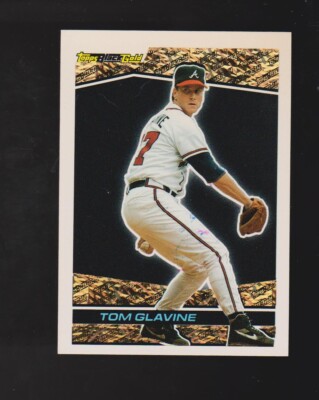 1993 Topps Black Gold #6 Tom Glavine card, Atlanta Braves HOF | eBay