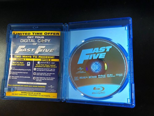 Fast Five (Blu-ray/DVD, 2011, 2-Disc Set) - Imagen 3 de 4
