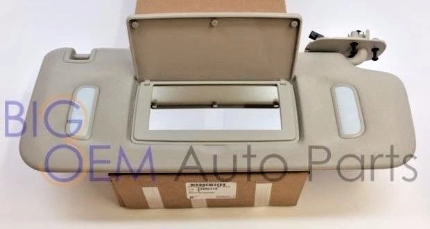 Visera solar gris para Chevrolet Silverado Avalanche GMC Sierra Yukon lado del pasajero OEM Foto 3 de 4