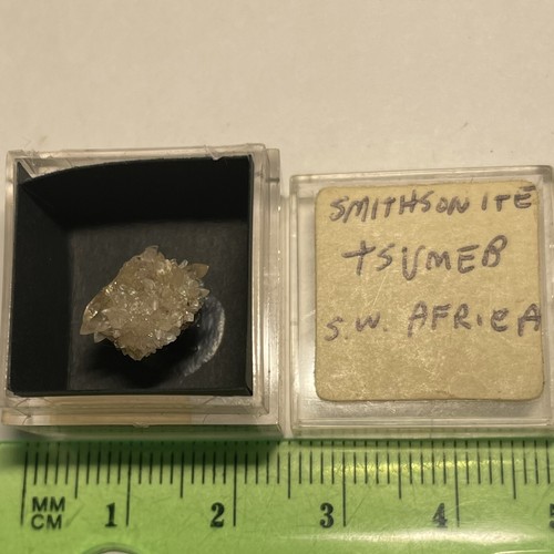 Smithsonite Crystal Micro Tsumeb NAMIBIA - Picture 2 of 9