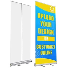 Custom Retractable Banner with Aluminum Frame For Events, Promotion  Advertising