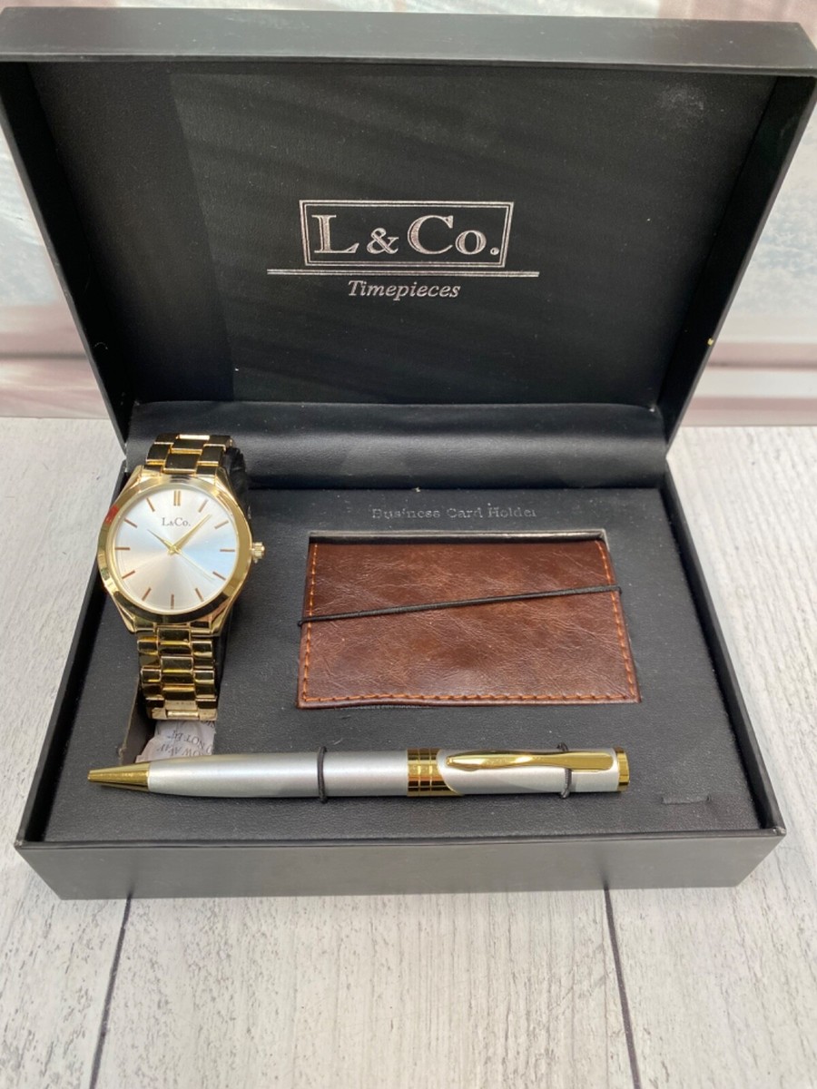 L and Co Timepieces Quartz Watch Set NIB L & Co. Timepieces Men main image 4