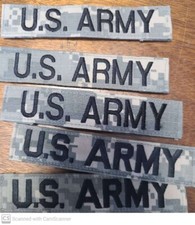 US Army Branch Name Tape OCP Multicam w/ Hook Fastener NEW