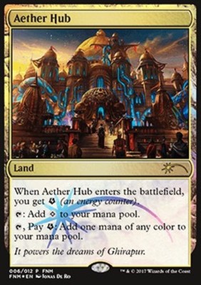 MTG AETHER HUB FOIL EXC - ÄTHERZENTRUM - FNM - MAGIC