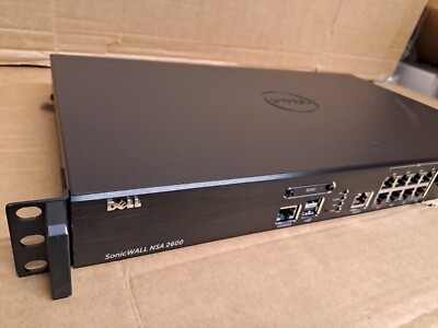 Dell SonicWALL NSA 2600 1RK29-0A9 8xGB RJ45 Network Security Appliance Firewall