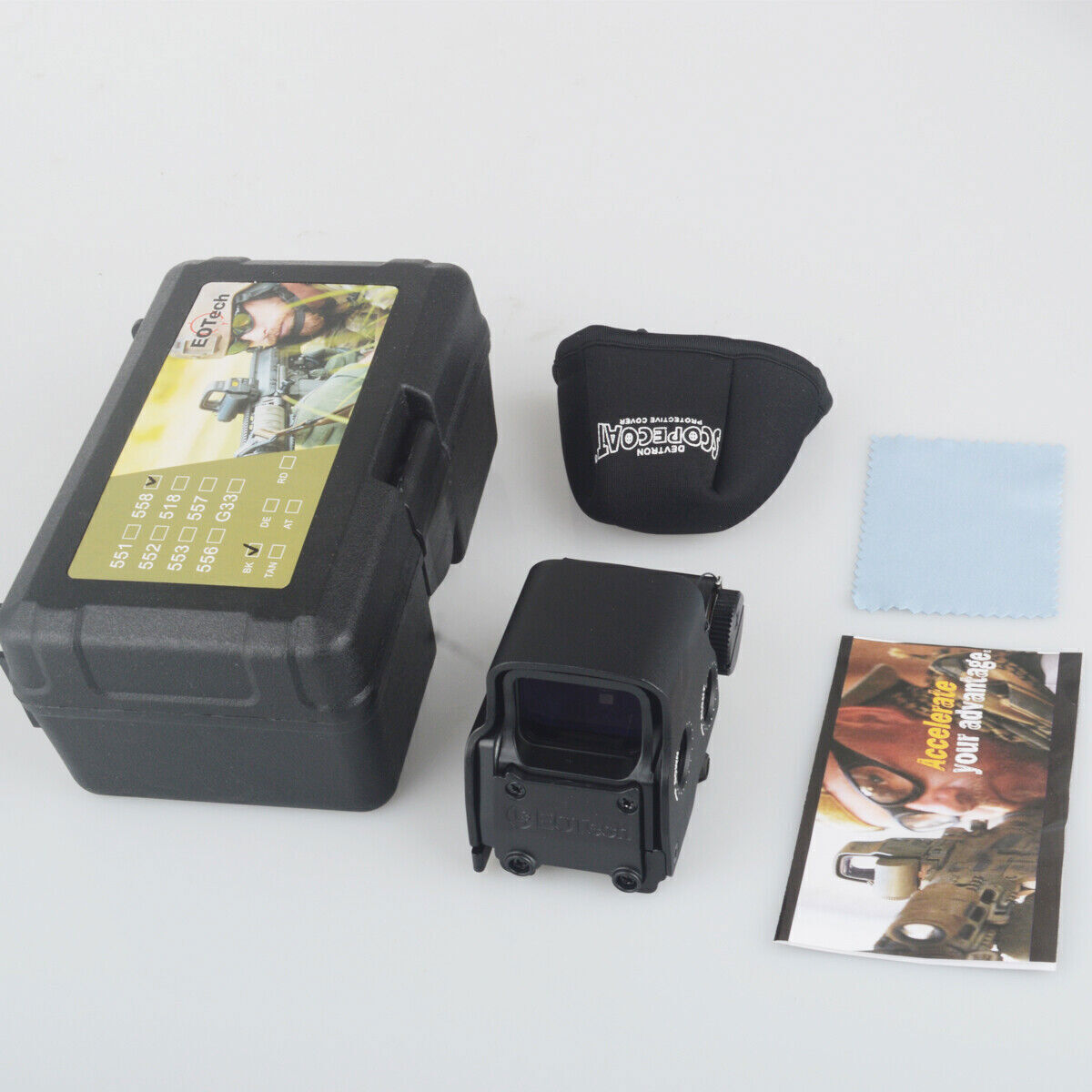 EXPS32 Holographic Sight 558 Red Green Dot Sight Tactical Hunting