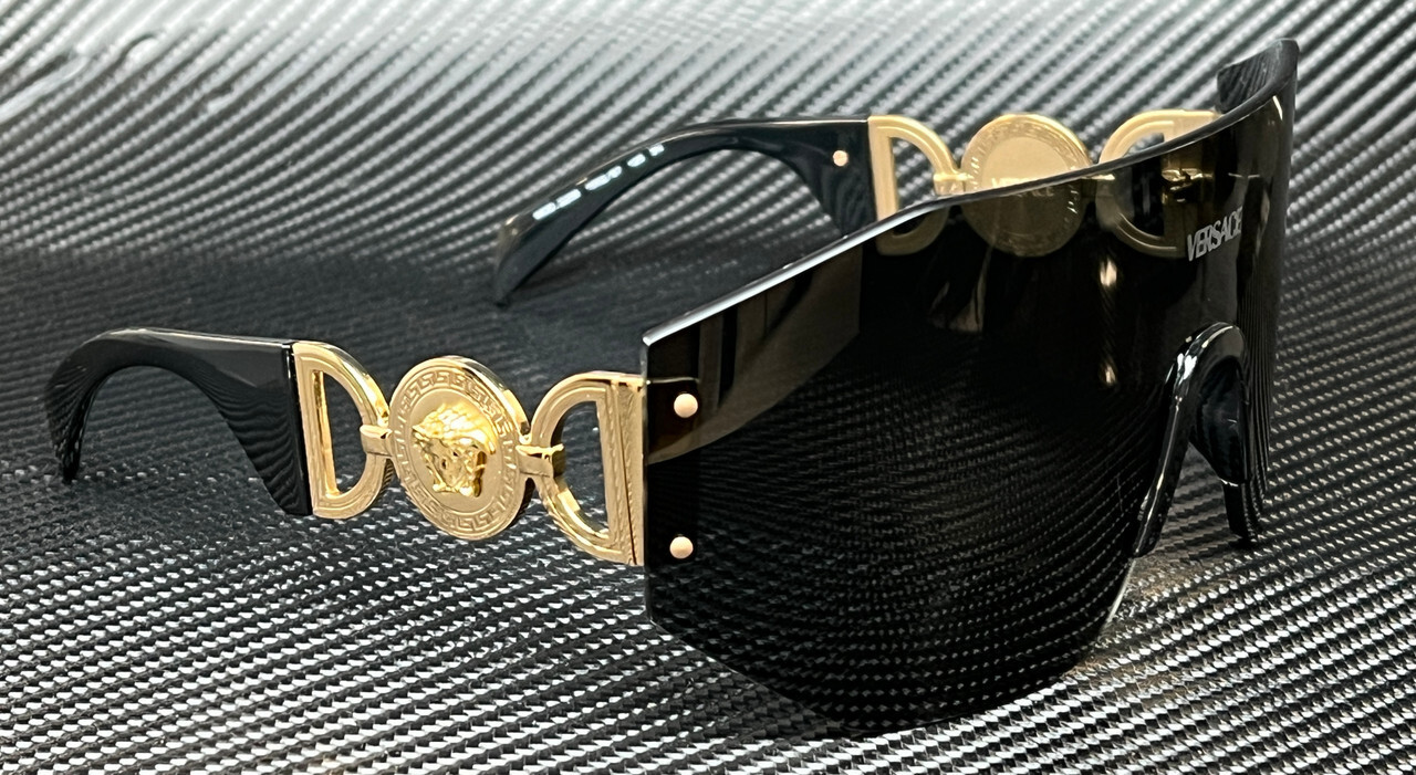 VERSACE VE2258 100287 Dark Grey Unisex 71 mm Sunglasses | eBay
