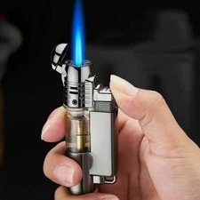 Windproof Turbo Lighter Gas Lighter Flame Butane Metal Cigarettes Lighters Mini