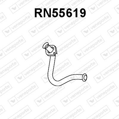 Tuyau d'échappement pour Renault Clio II 1.9 D en acier aluminisé