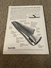 Vintage 1976 SPOT-BILT STYLE 880 Running Shoes Poster Print Ad 1970s