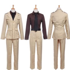 Axis Powers Hetalia South Italy Military Uniform Cosplay Costume