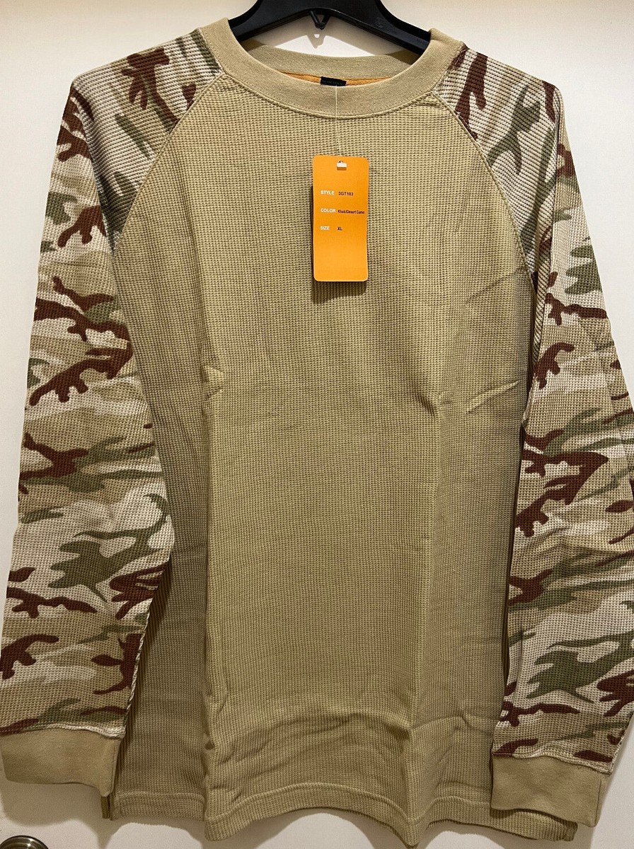 belvet Camo Thermal LS beige Msize Thermal Camo - SS24 Shirt Tee