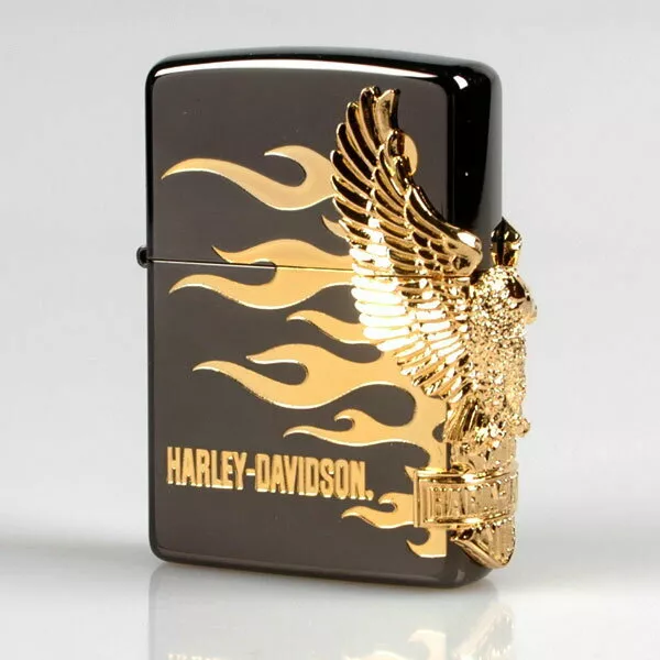 Zippo Oil Lighter Harley Davidson Japan Limited HDP-01 Bald Eagle