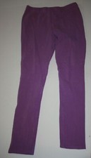 Used L.L.Bean Girls 12 year Leggings Purple Full Length Soft Knit Stretch